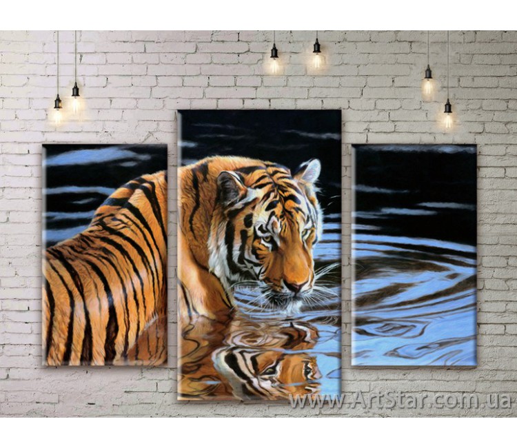 Модульные картины, Тигр