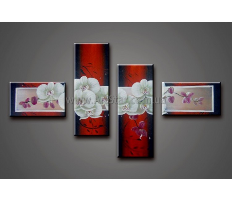 Модульные Картины Орхидея, Art. HM778100