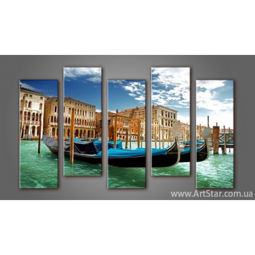 Модульная картина Панорама Венеция (5) 2