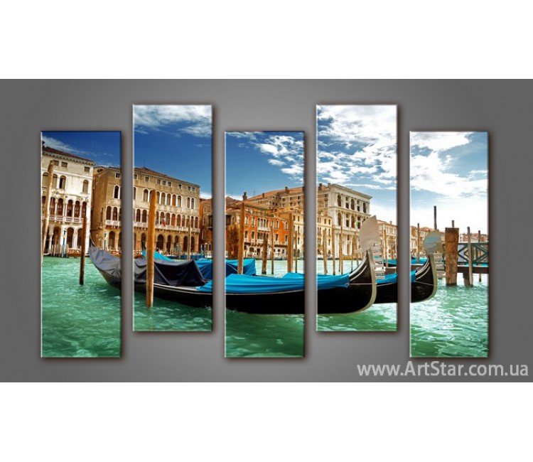 Модульная картина Панорама Венеция (5) 2